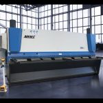 Peiriant cneifio guillotin hydrolig MS8 8x4000mm gyda sgrin gyffwrdd ELGO P40T yr Almaen CNC