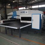 siemens system cnc turret peiriant pwnio, awtomatig twll dyrnu peiriant CNC pris pwysedd pysgod
