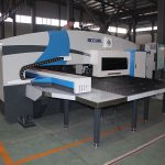 Peiriant dyrnu turret CNC cost isel, punch twll sgwâr Gwasgwch